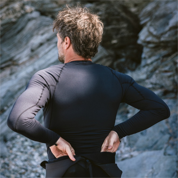 2026 C-Skins Mens Thermal Skins Long Sleeve Rash Vest C-HDILSM - Black